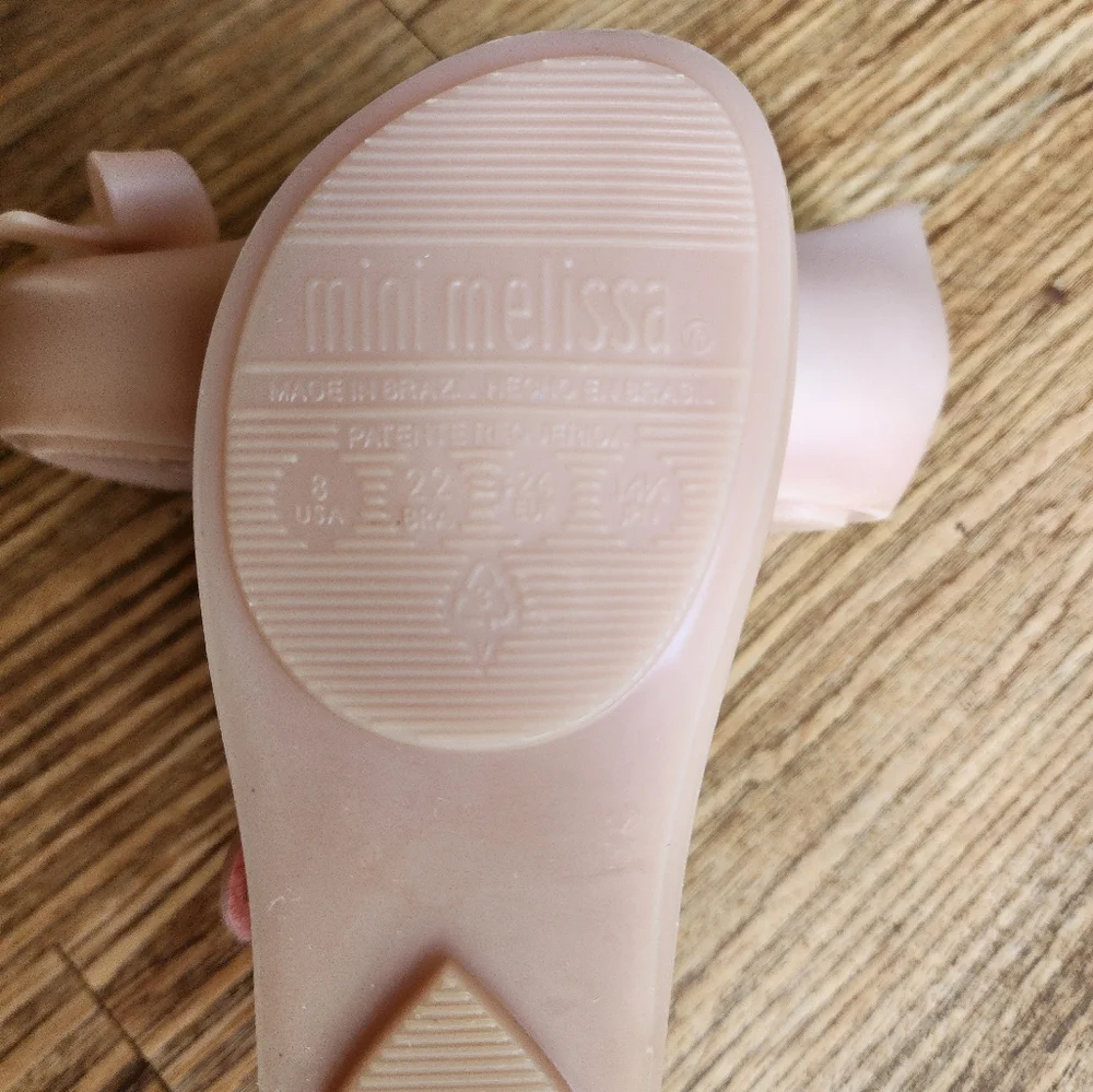 Size 8 - NEW MINI MELISSA Light Pink Matte Sandals